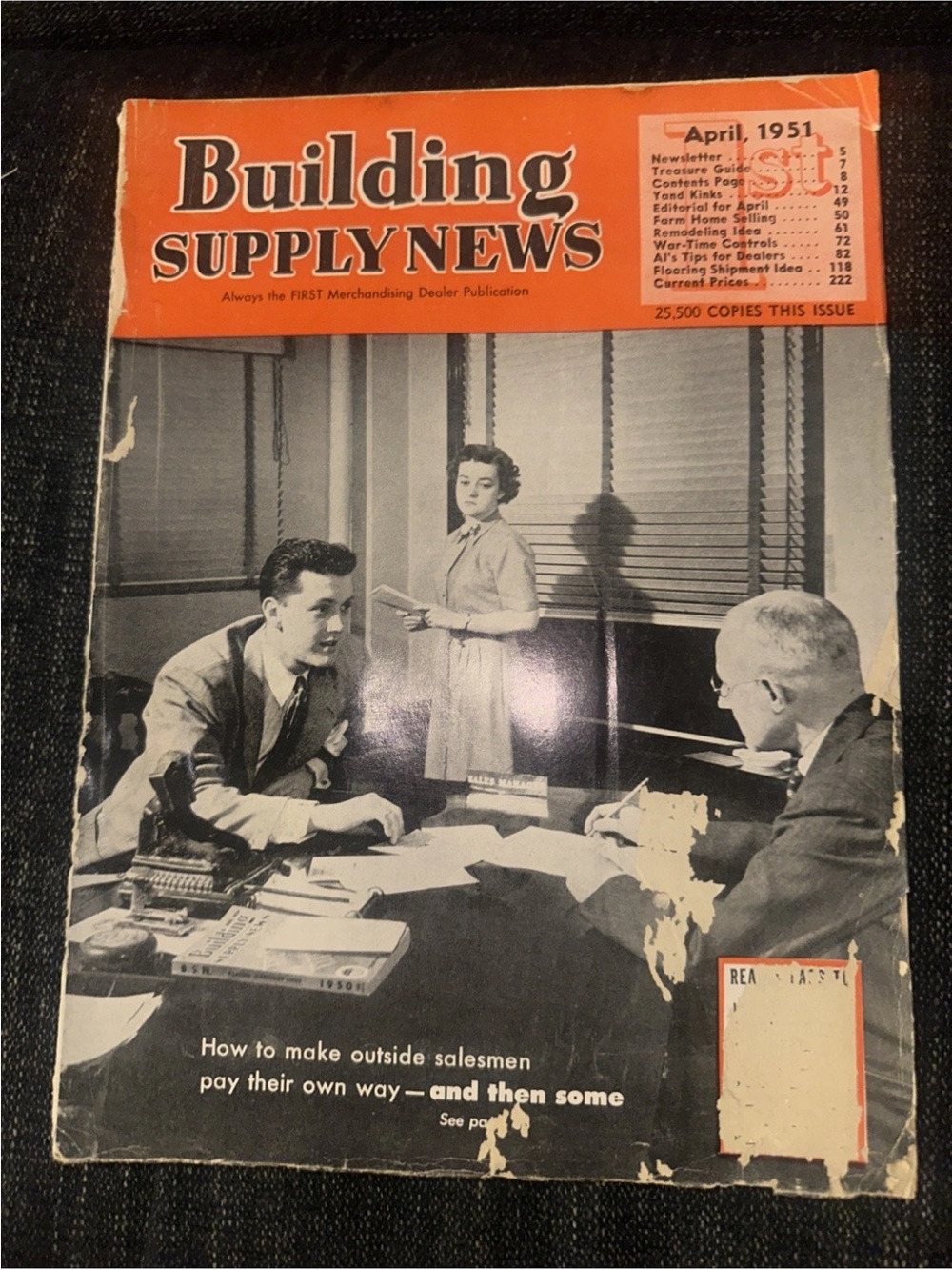 Building Supply News April 1951 Volume 80 Vintage Merchandising Dealer RARE